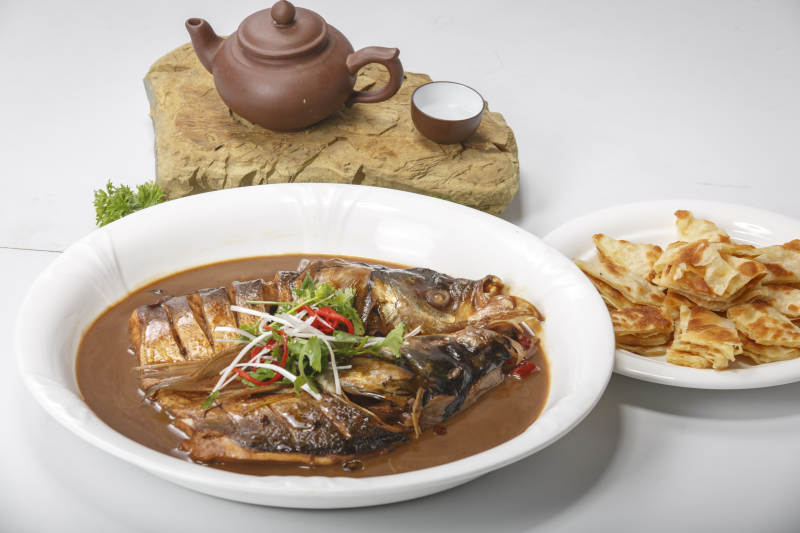 老北京鱼头泡饼图片