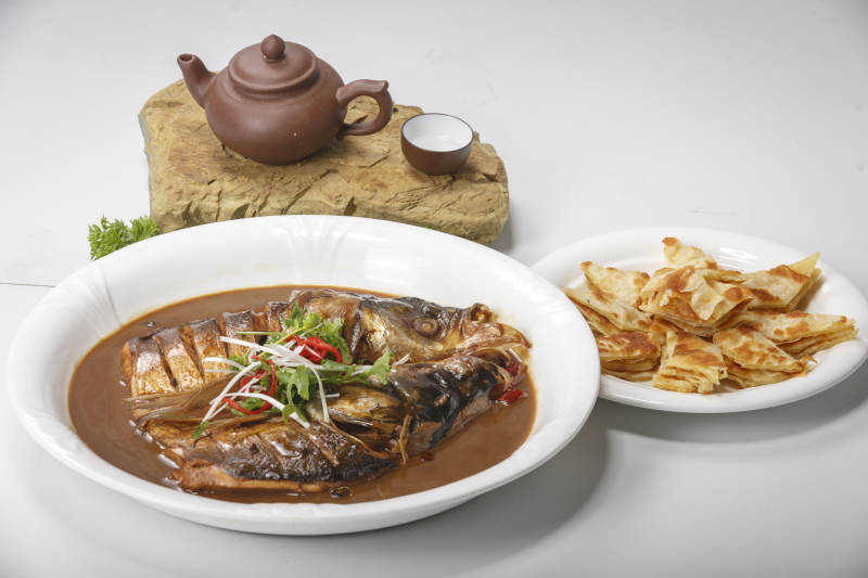 老北京鱼头泡饼图片