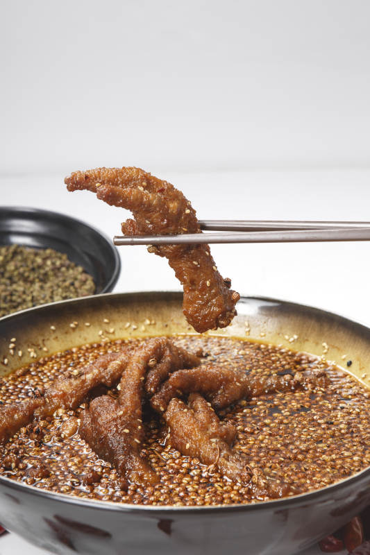 椒麻卤味鸡抓图片