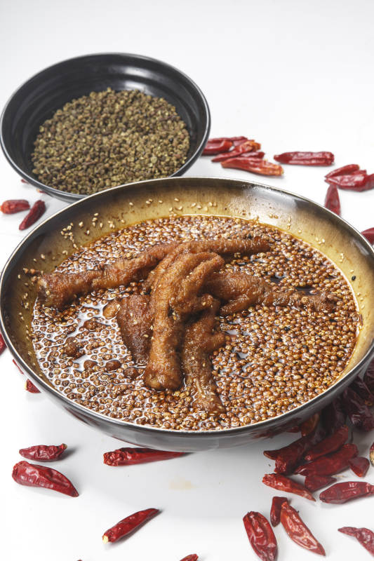 椒麻卤味鸡抓图片