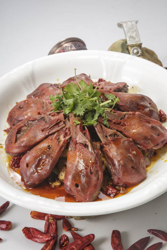 香锅辣鸭头图片