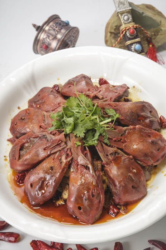 香锅辣鸭头图片