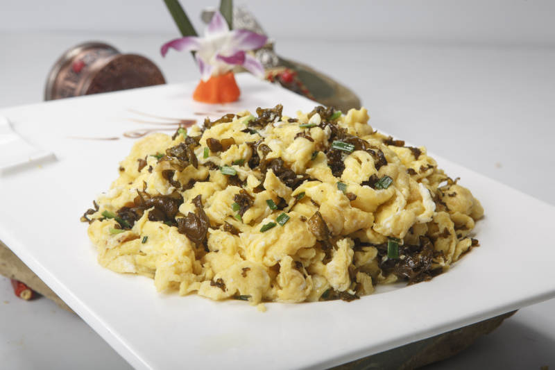 地皮菜炒鸡蛋图片