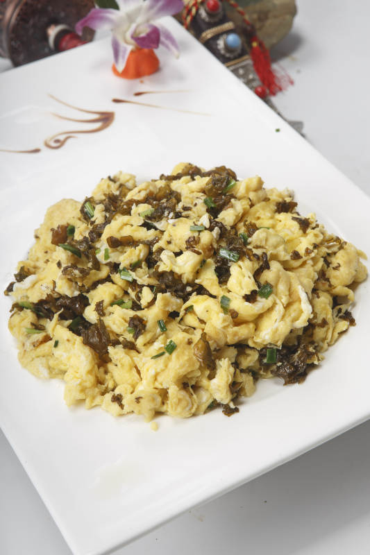 地皮菜炒鸡蛋图片