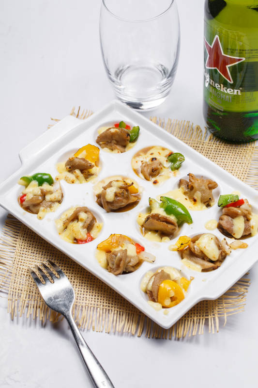 日式铁板芝士焗蜗牛图片