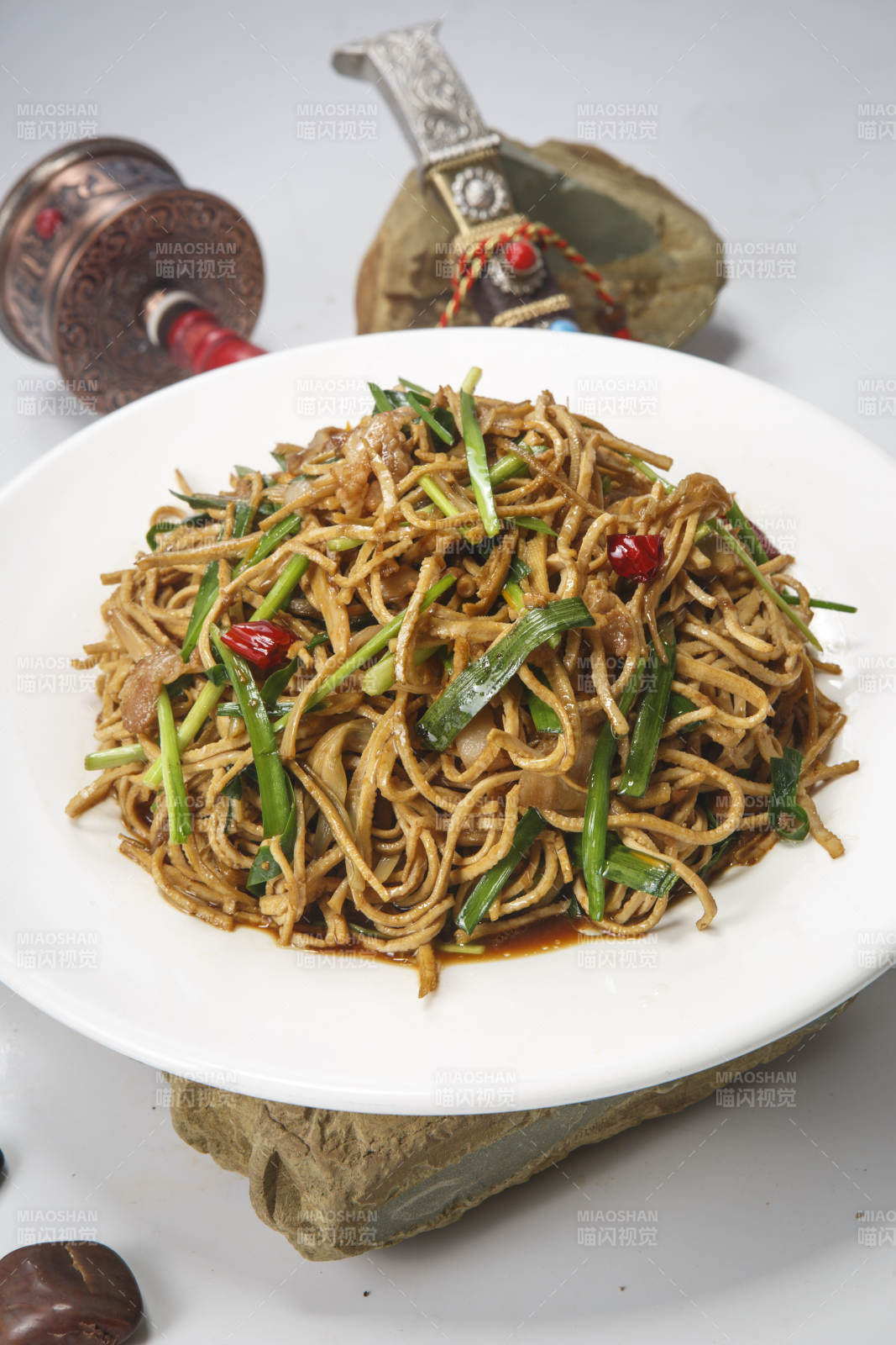 五花肉辣炒干豆腐丝图片