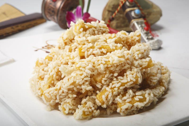 油炸麻仁红薯图片