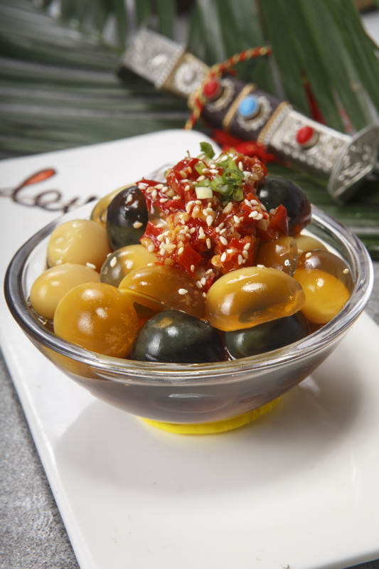 美味烧椒小皮蛋图片