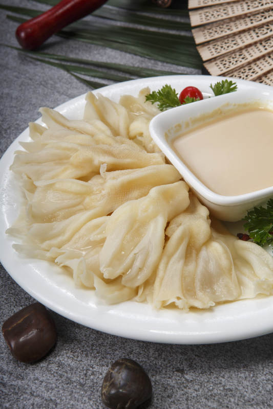 芥末百花炖鸭掌图片