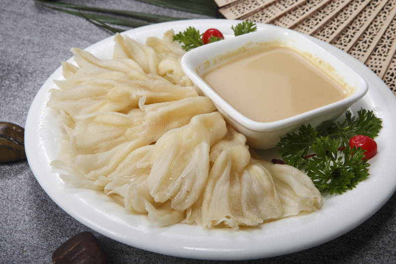 芥末百花炖鸭掌图片