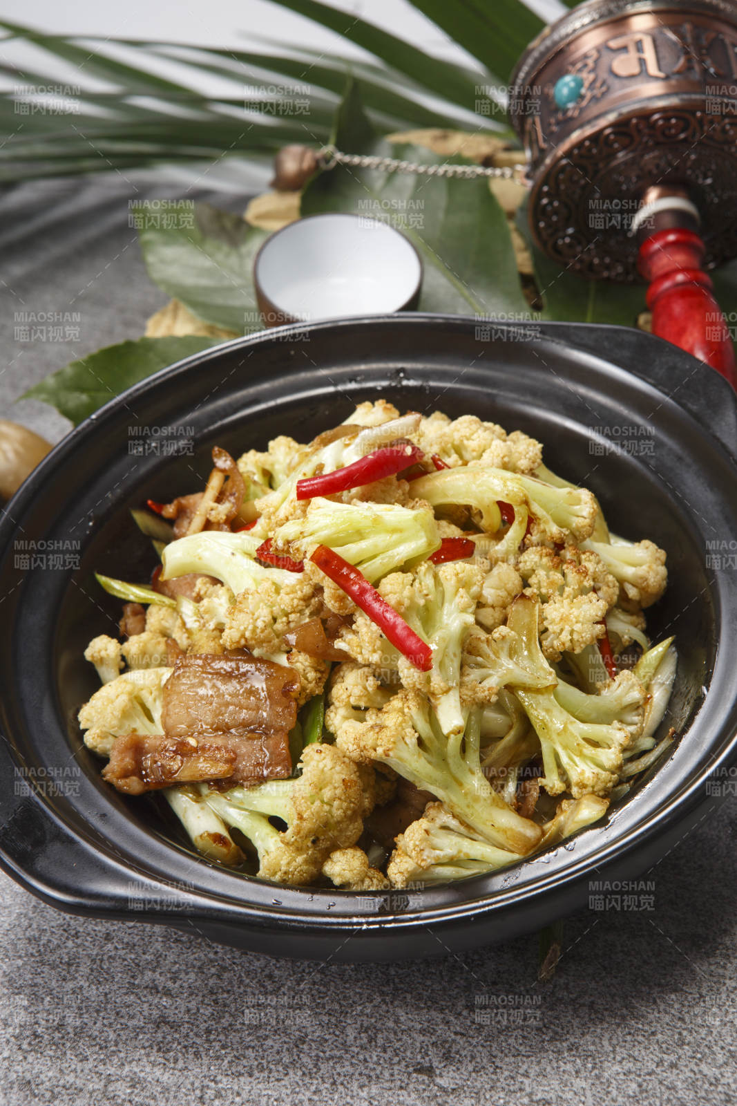 砂锅米椒有机菜花图片