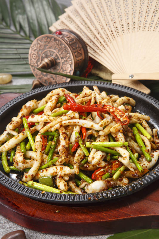 锡纸铁板鱿鱼须图片