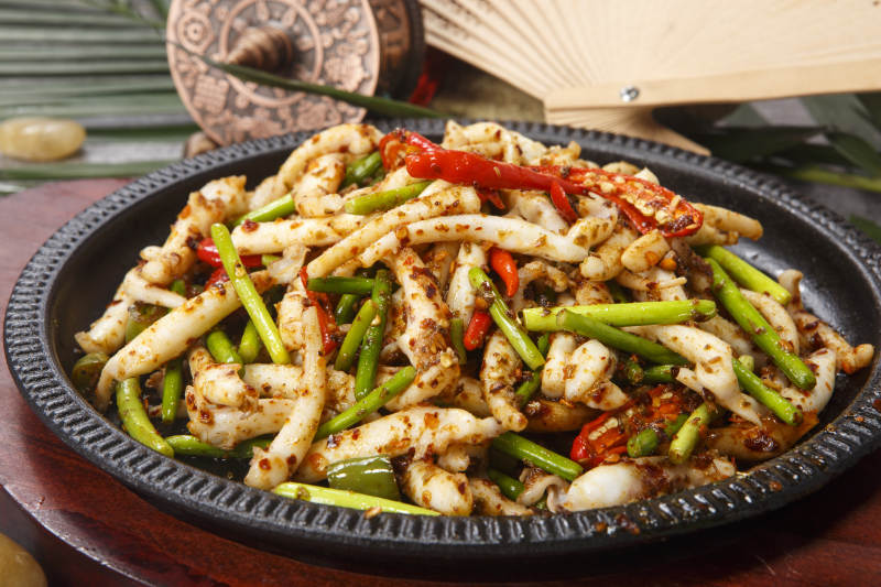 锡纸铁板鱿鱼须图片