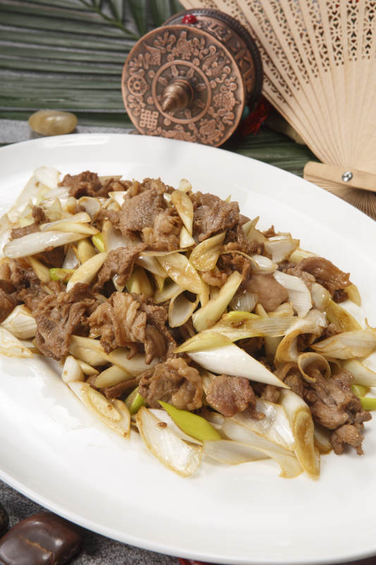 大葱爆羊肉图片