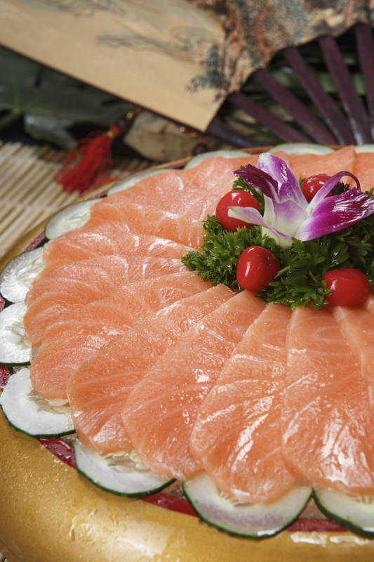 冰镇三文鱼吞拿鱼图片