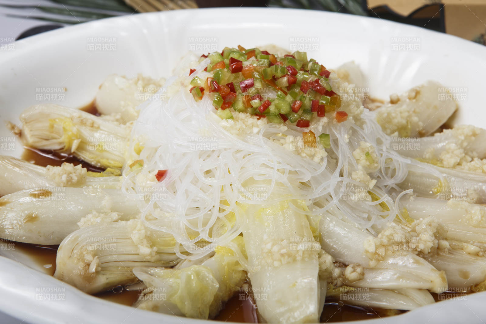 蒜蓉粉丝娃娃菜图片