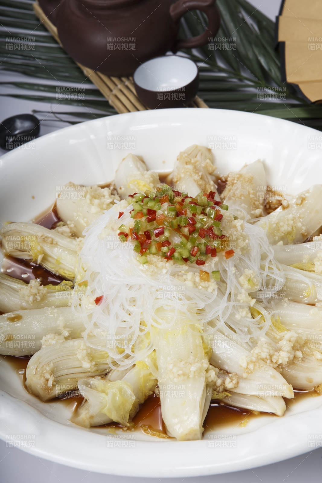 蒜蓉粉丝娃娃菜图片