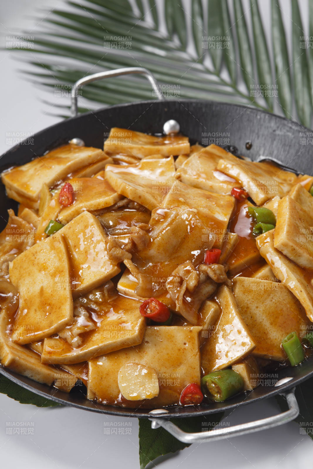 锅仔香辣千页豆腐图片