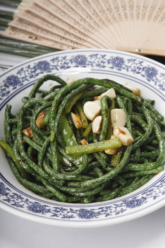 蒜子蒜香豇豆图片