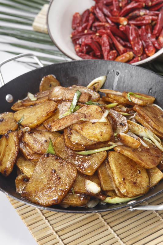 干锅土豆片图片