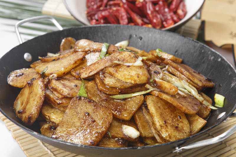 干锅土豆片图片