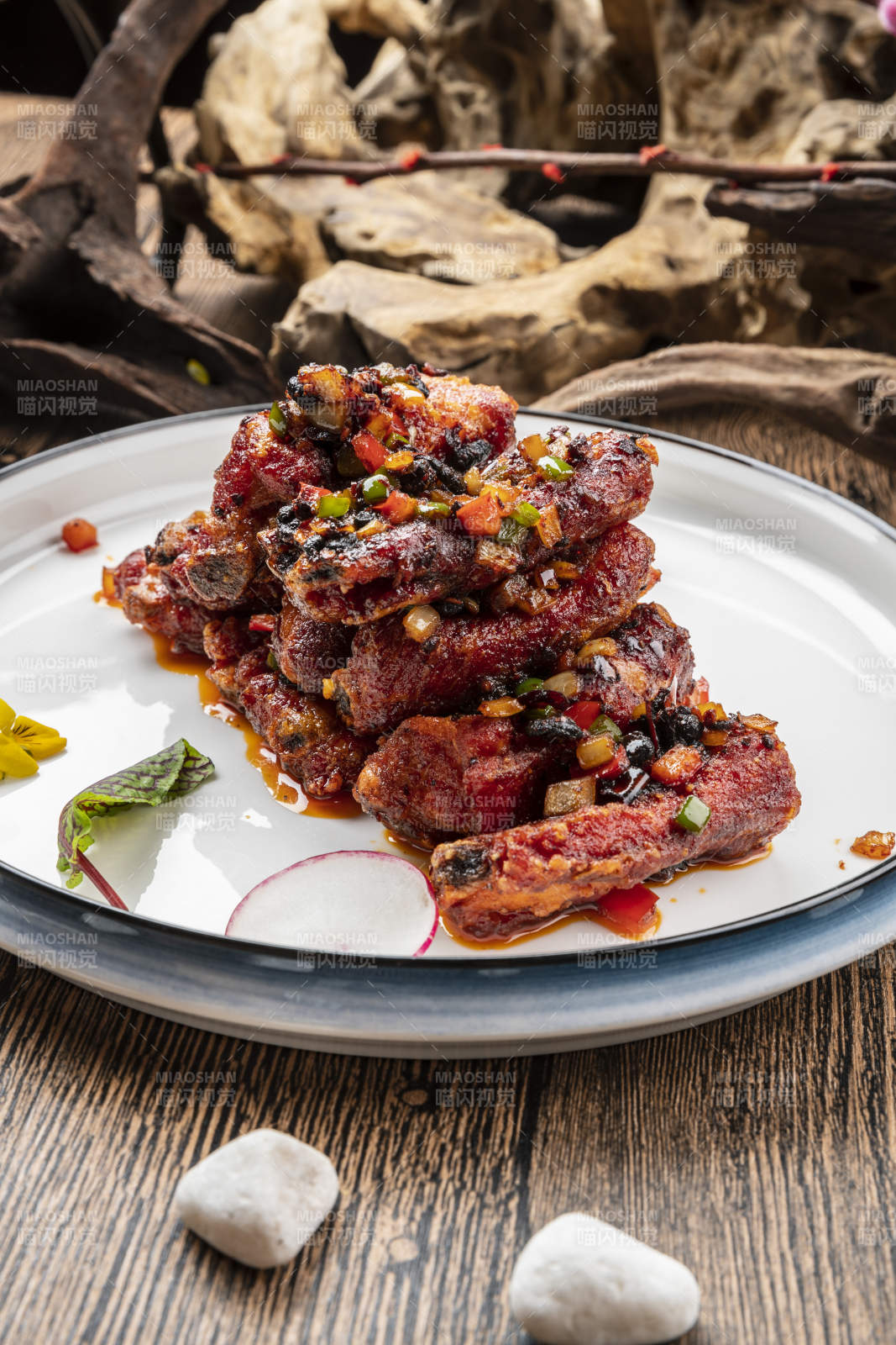 香辣红油豆豉蒸排骨图片