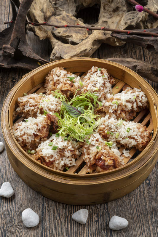 糯米糯粉蒸排骨图片