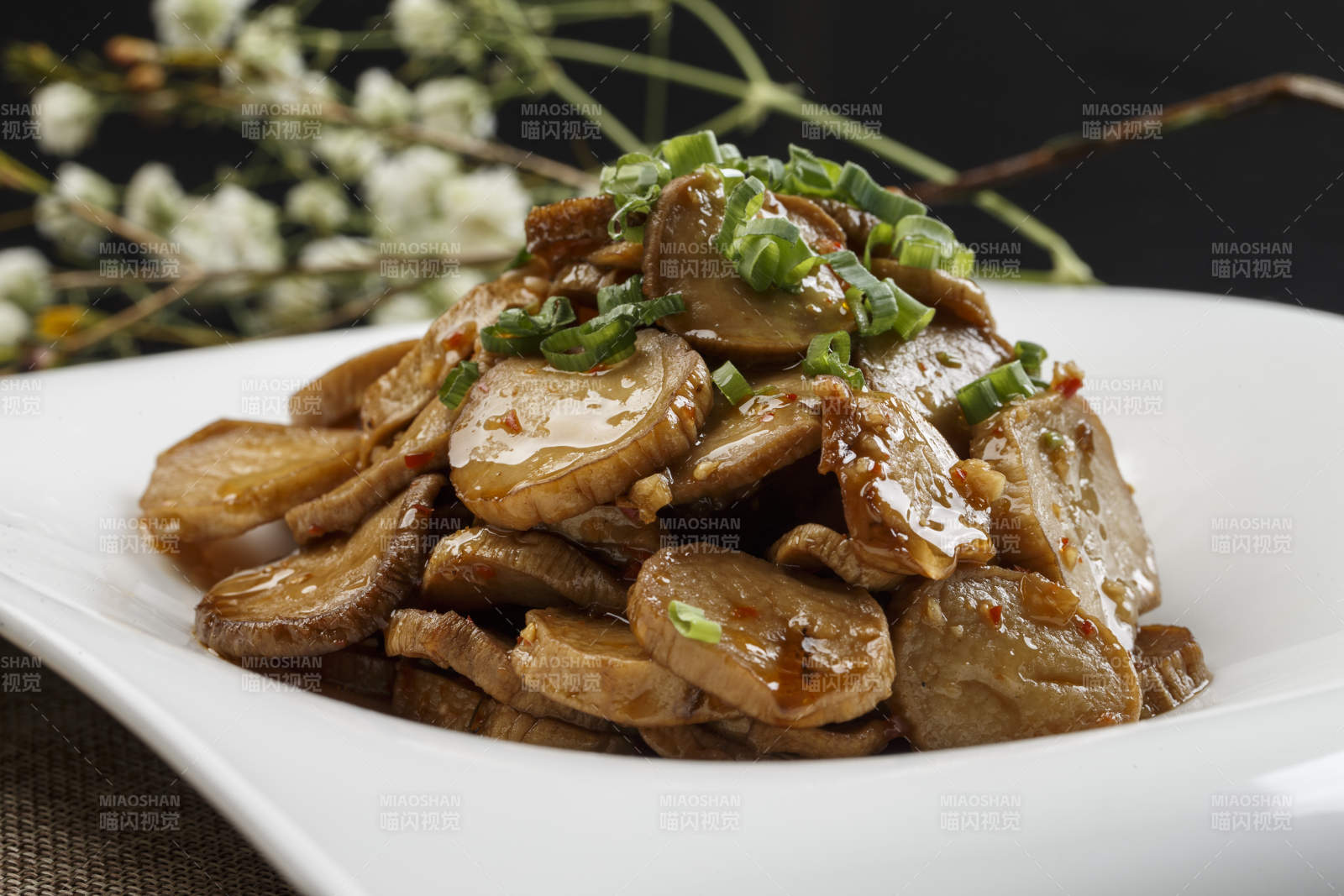 酱爆杏鲍菇片图片