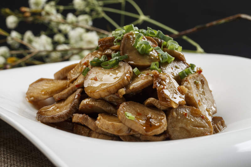酱爆杏鲍菇片图片