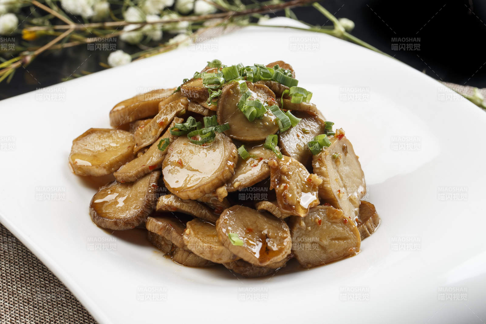 酱爆杏鲍菇片图片