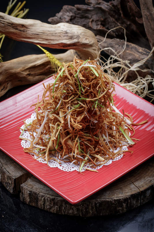 羌爆杏鲍菇丝图片