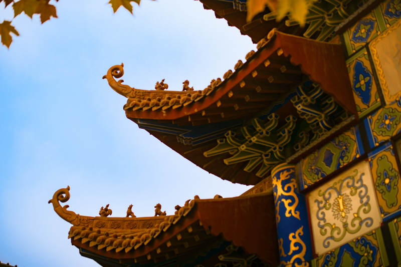 古建筑飞檐翘角图片