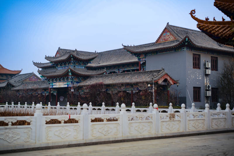 古建筑群风光图片