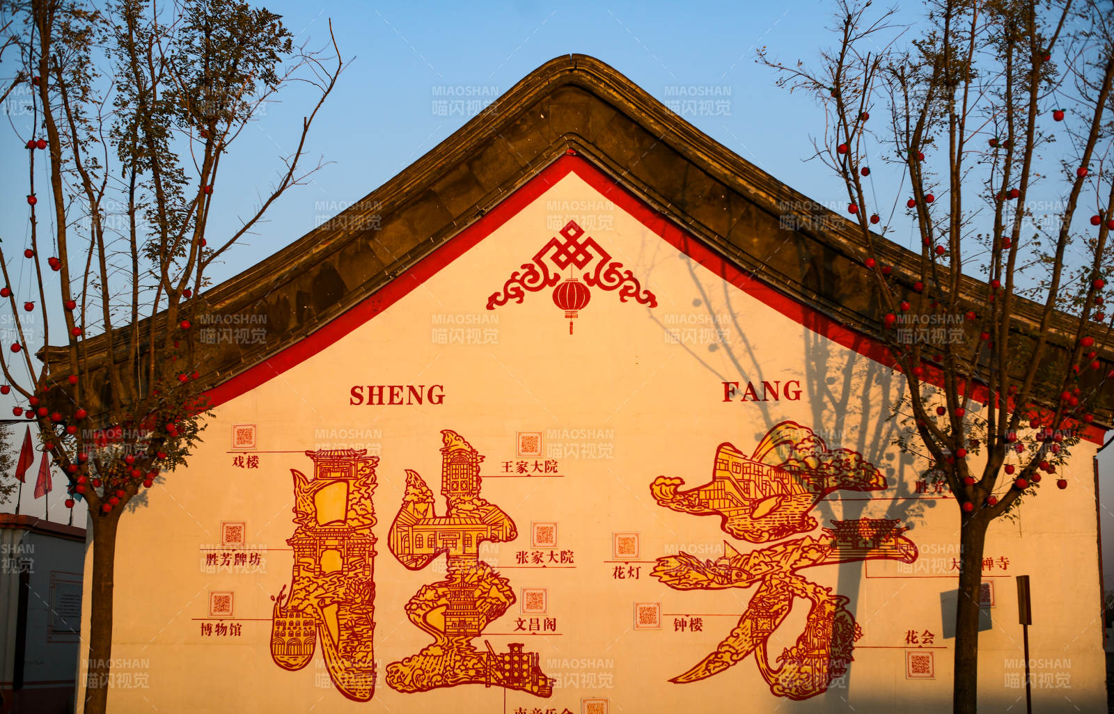 胜芳古镇迎新春图片