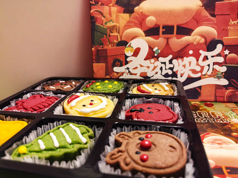 圣诞甜点礼盒图片
