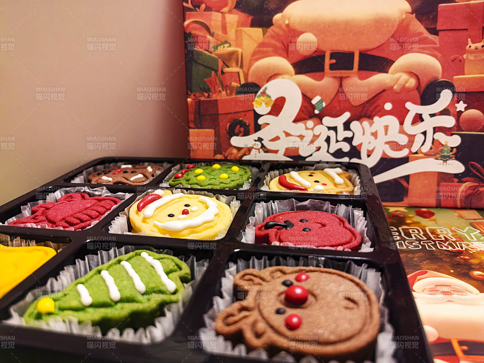 圣诞甜点礼盒图片