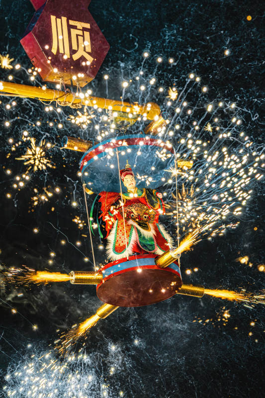 川页花灯夜景图片