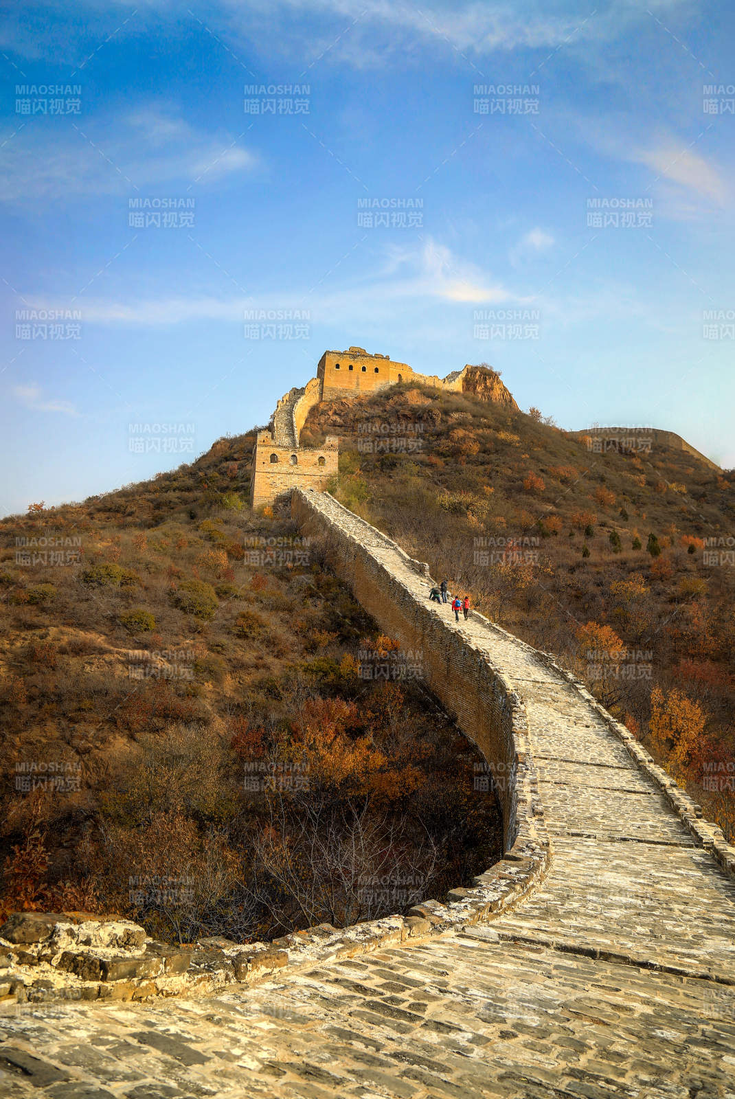 金山岭长城秋色图片