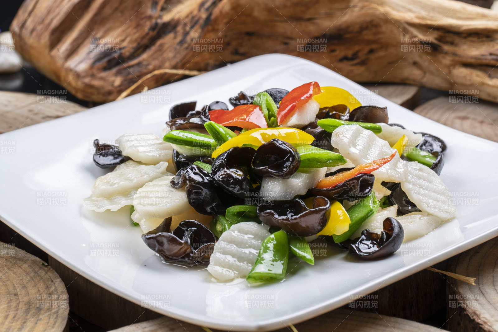 粤式小炒荷塘月色图片