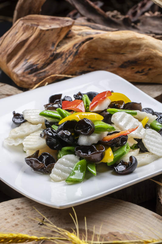 粤式小炒荷塘月色图片