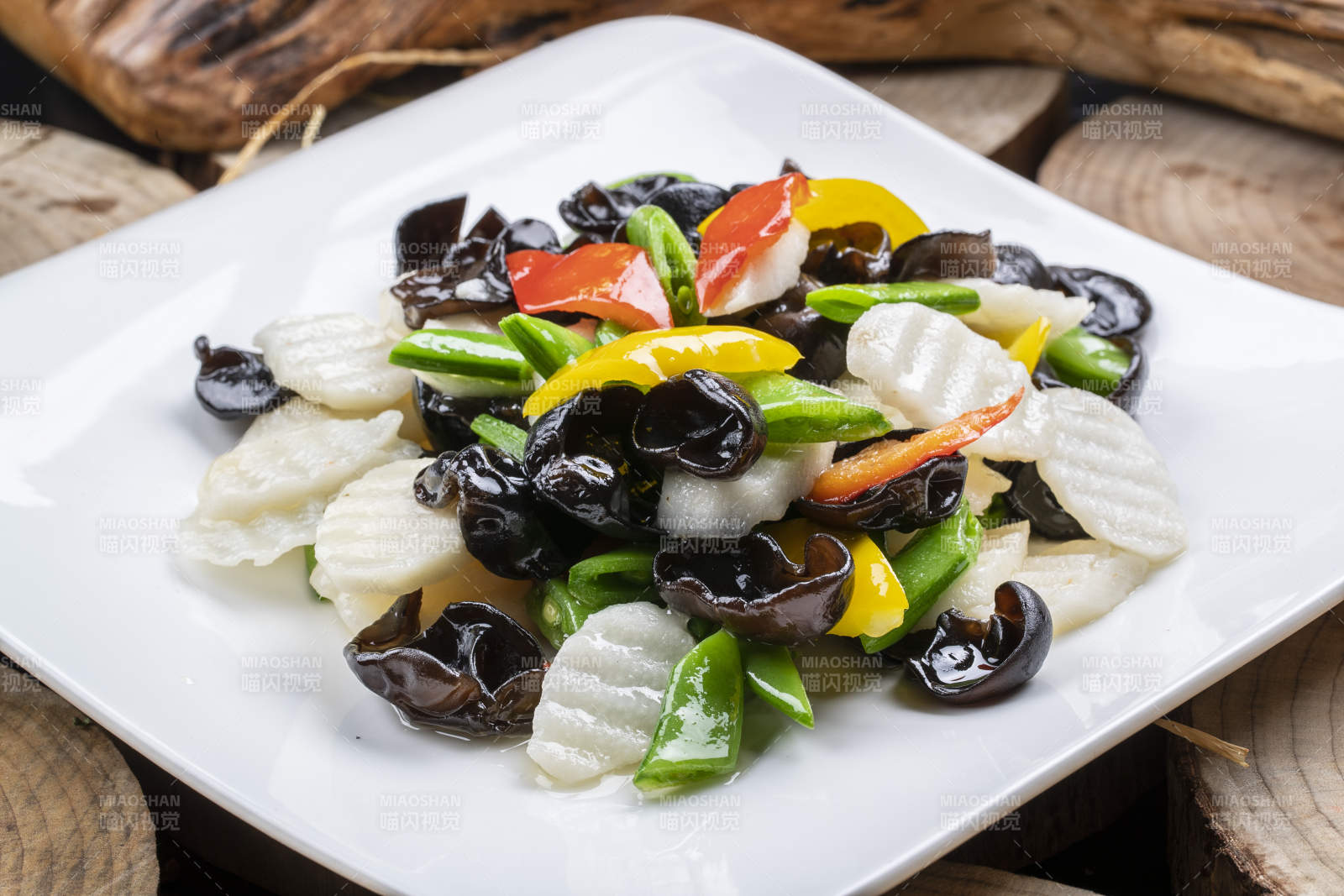 粤式小炒荷塘月色图片