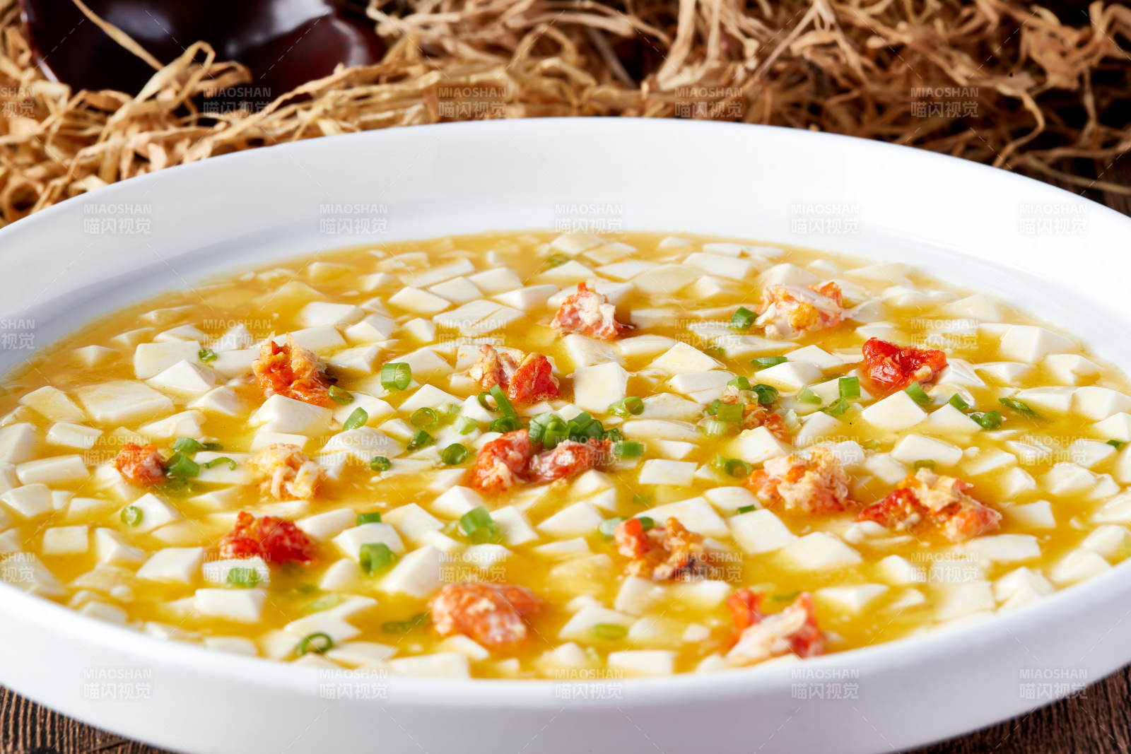 浓汤蟹黄焗豆腐图片