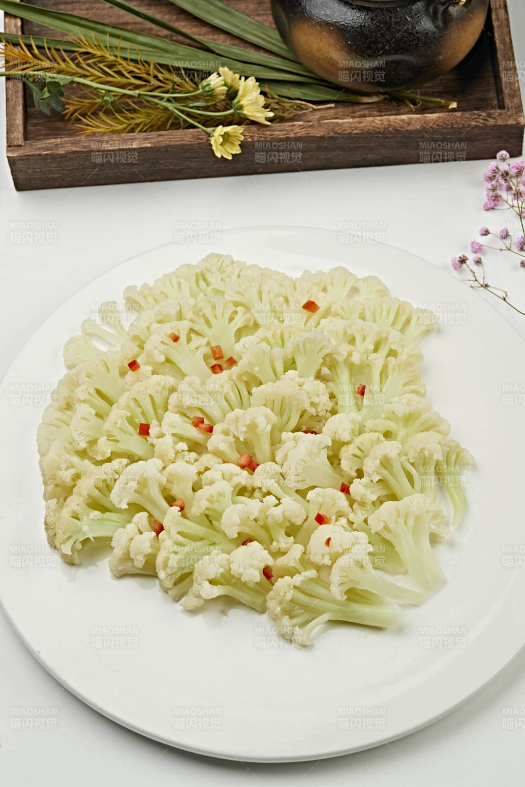 浇汁香蒸花椰菜（蒸菜花）图片