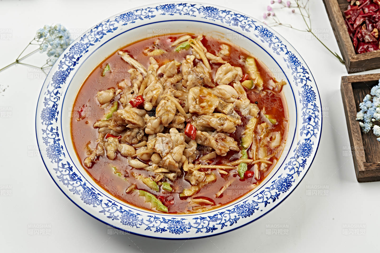 湘味泡椒酸辣牛蛙（香水蛙）图片