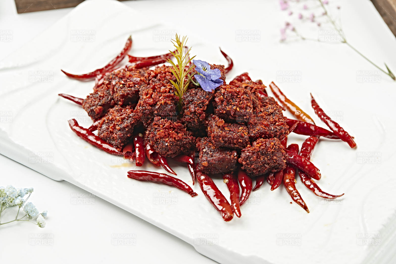 川湘辣味猪腹肉（辣猪肉）图片