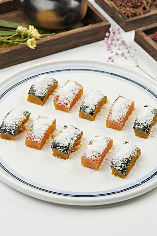 撒粉椰蓉蒸金瓜（蒸南瓜）图片