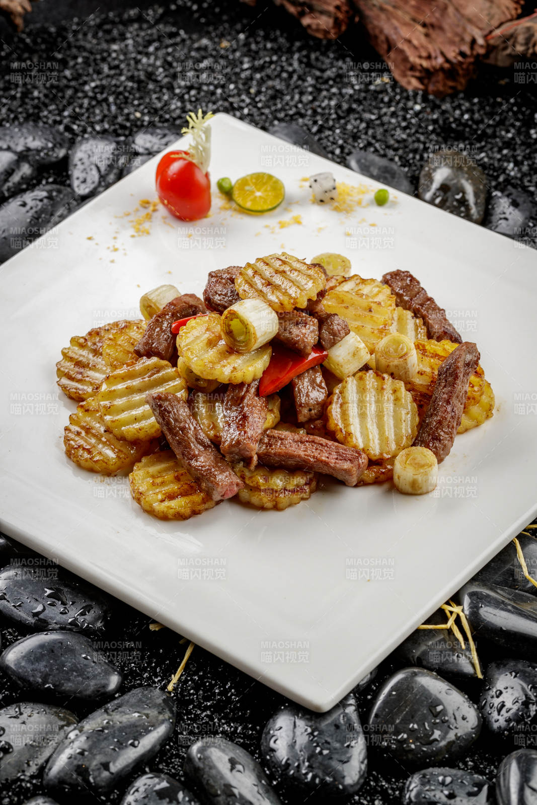 京葱金薯牛柳图片