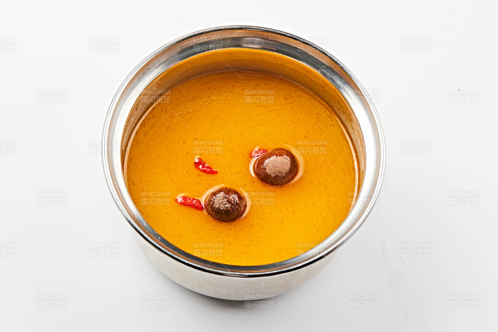 滋补酸汤枸杞桂圆火锅汤底图片