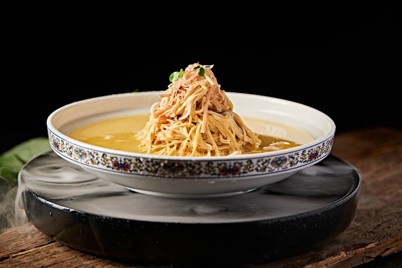 传统淮扬菜大烫干丝图片