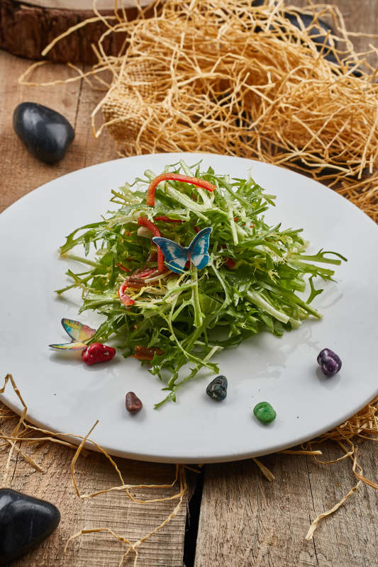 风味炝拌苦菊图片